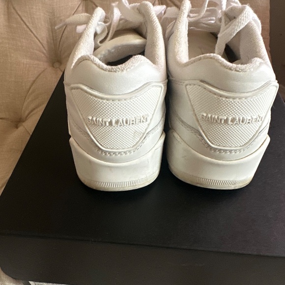 SAINT LAURENT BUMP SNEAKERS IN SMOOTH LEATHER - Picture 8 of 8